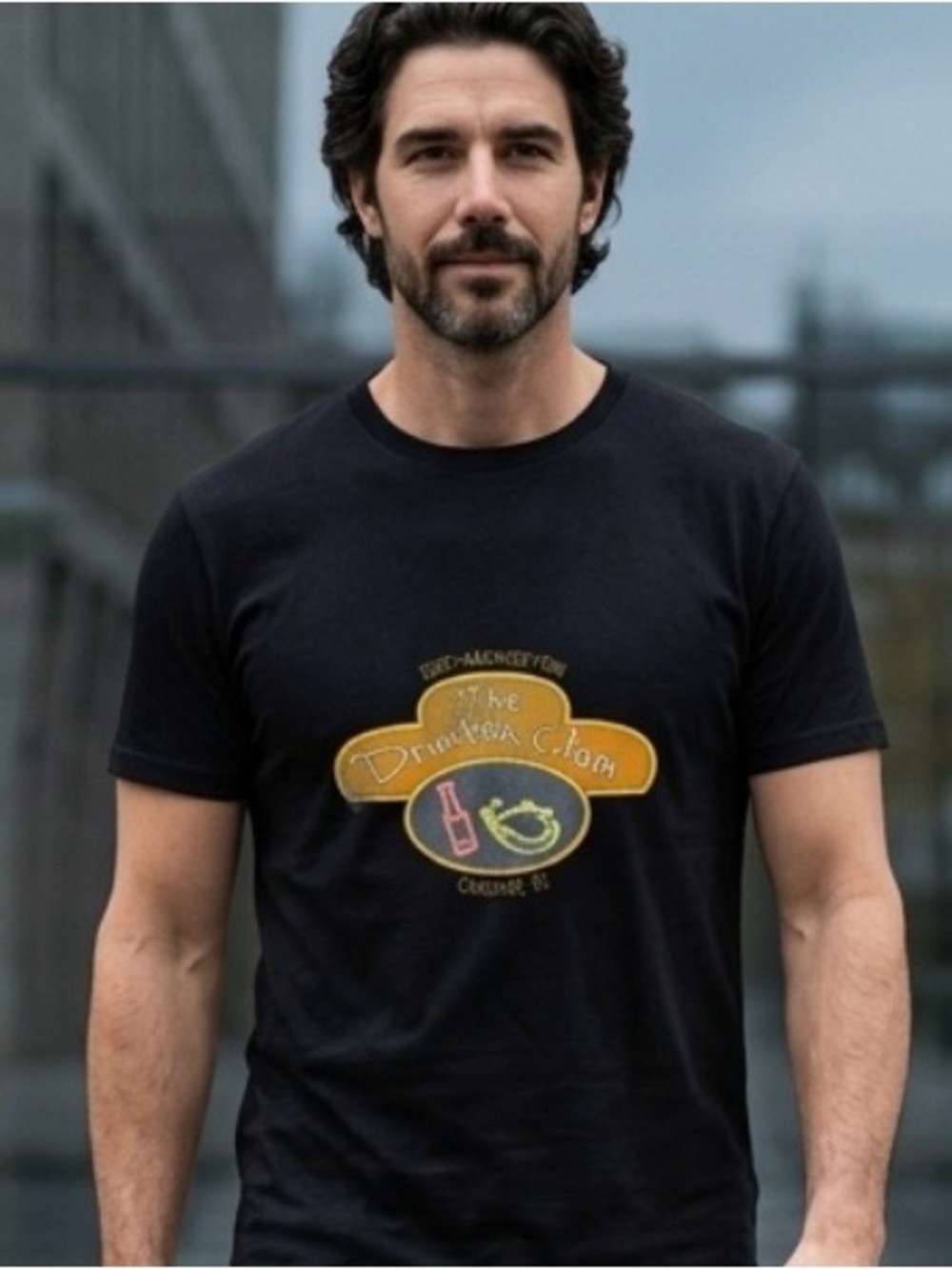 🆕 The Drunken Clam Short Sleeve Graphic Tee - Black